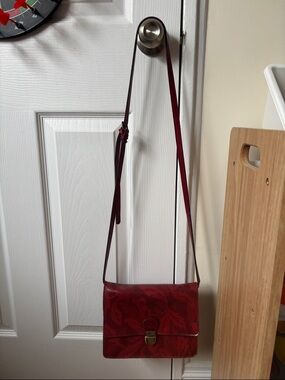 PATRICIA
NASH Locri Printed Crossbody Leather bag